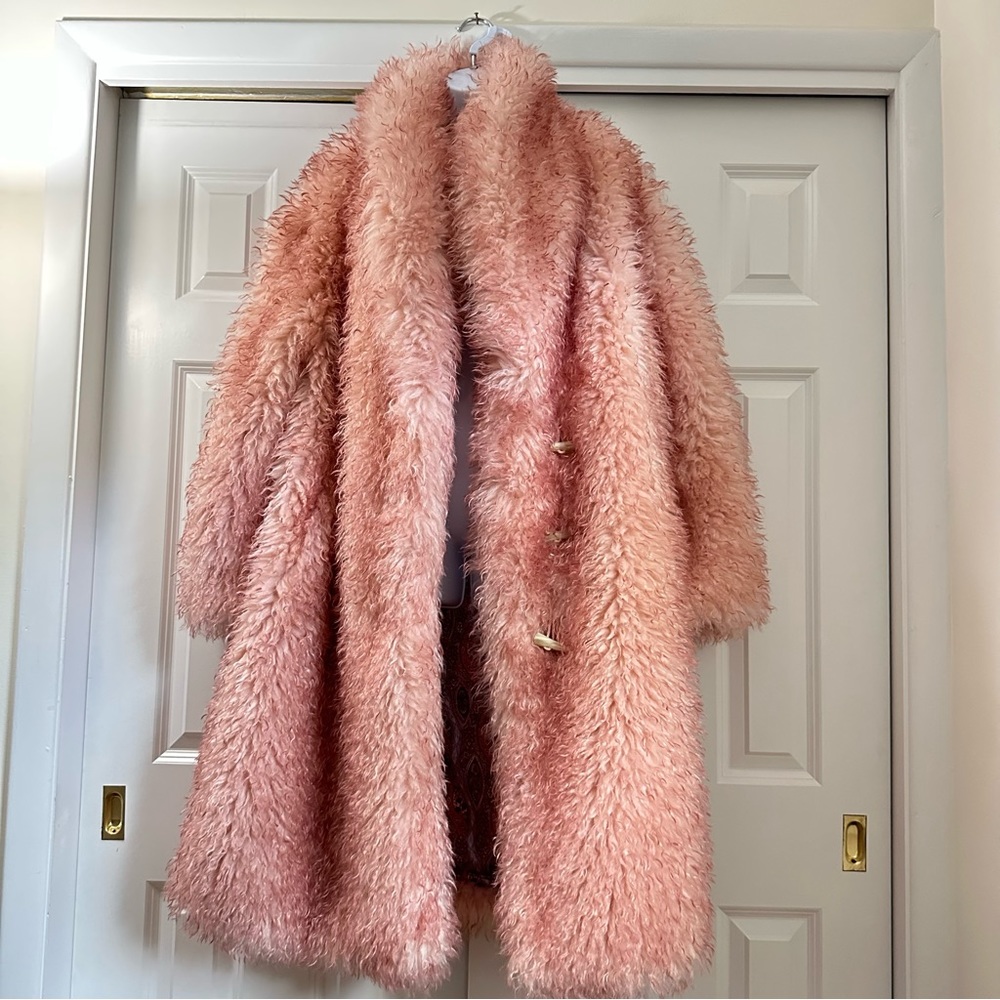Free People Helena Shearling Coat size Large - Picture 4 of 10